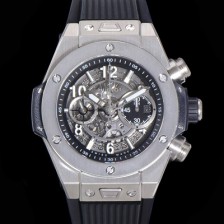 홍콩명품 [휴블렛] 남성용 빅뱅 유니코 킹골드 크로노그래프 441.NX.1170.RX  HUB1280 오토매틱 므브먼트 44mm 러버밴드 스켈레톤다이얼 hub39936  