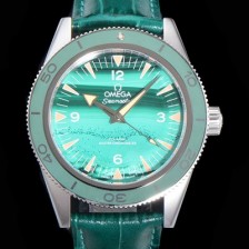 홍콩명품 [오메가]남성용 2021 씨마스터 300 Co-Axial 크로노미터 234.93.41.21.99.001 오토매틱 므브먼트 41mm 그린다이얼 OMG12788  
