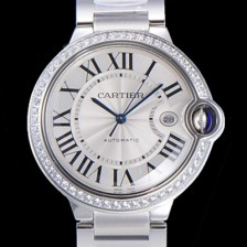홍콩명품 [까르띠에] 남성용 발롱블루 WE9009Z3 42mm 다이아몬드 베젤 ETA2824-2 오토매틱 무브먼트 CAR11193  