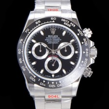 홍콩명품 [로렉스] 남성용 904L스틸!! 데이토나 116500ln 오이스터 40미리 오토매틱 7750 타입 블랙다이얼 ROL72589  