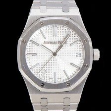 홍콩명품 [오데마피게] 남성용 로얄오크 15510 오토매틱 Cal.4302타입 메탈줄 화이트다이얼  aud5129  