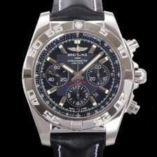 홍콩명품 [브라이틀링] 남성용 윈드라이더 크로노맷 오토매틱 ETA-7750 기계식 44mm 가죽줄 블랙다이얼 bre1351  