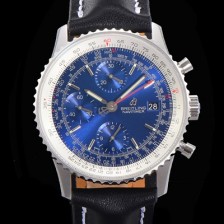 홍콩명품 [브라이틀링] 남성용 네비타이머 크로노그래프 ETA7750-2 타입 오토매틱 41mm 가죽줄 블루다이얼 bre1951  