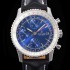 홍콩명품 [브라이틀링] 남성용 네비타이머 크로노그래프 ETA7750-2 타입 오토매틱 41mm 가죽줄 블루다이얼 bre1951  