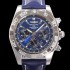 홍콩명품 [브라이틀링] 남성용 윈드라이더 크로노맷 오토매틱 ETA-7750 기계식 44mm 가죽줄 블루다이얼 bre9511  