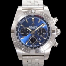 홍콩명품 [브라이틀링] 남성용 크로노맷 오토매틱 크로노그래프 ETA7750-2타입 44mm 매탈줄 블루다이얼 bre1192  