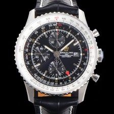 홍콩명품 [브라이틀링] 남성용 네비타이머 크로노그래프 ETA7750-2 타입 오토매틱 46mm 가죽줄 블랙다이얼 bre2919  