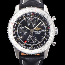 홍콩명품 [브라이틀링] 남성용 네비타이머 크로노그래프 ETA7750-2 타입 오토매틱 46mm 가죽줄 블랙다이얼 bre5992  