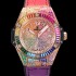 홍콩명품 [휴블렛] 남여공용 빅뱅 오토매틱 HUB1710타입 39mm 다이아/보석 세팅 로즈골드 우레탄/가죽 믹스밴드 보석다이얼 hub9131  
