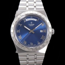 홍콩명품 [튜더] 남성용 로얄 워치 오토매틱 스위스 ETA2836-2 타입 41mm 메탈줄 블루다이얼 tud1291  