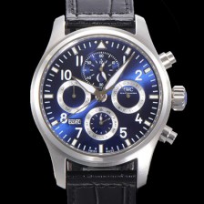 홍콩명품 [아이더블유씨] 남성용 파일럿 41mm 오토매틱 89630 타입 가죽줄 블루다이얼 iwc3952  