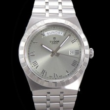 홍콩명품 [튜더] 남성용 로얄 워치 오토매틱 스위스 ETA2836-2 타입 41mm 메탈줄 실버다이얼 tud5152  