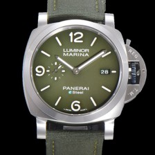 홍콩명품 [파네라이] 남성용 PAM01356 루미노르 마리나 오토매틱 Cal P.9010 타입 44mm 가죽줄 그린다이얼 pan9239  