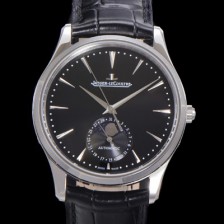 홍콩명품 [예거 르꿀르뜨] 남성용 마스터 울트라 씬 문페이즈 오토매틱 925타입 39mm 가죽줄 블랙다이얼 jag1129  