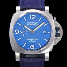 홍콩명품 [파네라이] 남성용 PAM01157 루미노르 마리나 오토매틱 Cal P.9010 타입 44mm 가죽줄 블루다이얼 pan9152  
