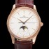 홍콩명품 [예거 르꿀르뜨] 남성용 마스터 울트라 씬 문페이즈 오토매틱 925타입 18K로즈골드 39mm 가죽줄 화이트 다이얼 jag5191  