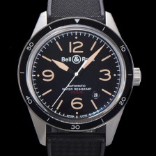 홍콩명품 [벨앤로즈] 남성용 빈티지  BR V2-92 스틸 해리티지 ETA2836-2 타입 오토매틱 41mm 우레탄줄 블랙다이얼 bel5131  