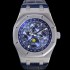 홍콩명품 [오데마피게] 남성용 로얄오크 퍼펙츄얼 캘린더 41mm 오토매틱 T5134 타입 가죽줄 블루다이얼 aud0487   