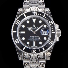 홍콩명품 [로렉스] 남성용 서브마리너 오토매틱 Cal.3135 타입 40mm 904L메탈+무늬 블랙다이얼 rol3259  