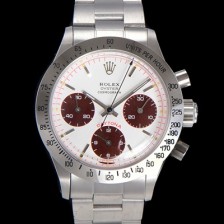 홍콩명품 [로렉스] 남성용 1965년 모델 클래식  코스모그래프 데이토나  Ref.6239 수동감기/기계식 37mm 스크류 다운 푸셔 메탈줄 화이트다이얼 rol2599  