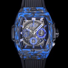 홍콩명품 [휴블렛] 남성용 스피릿 빅뱅 마스터피스 카본제질  크로노그래프 Hub4700타입 45mm 러버우레탄줄 스켈래톤다이얼 hub1954  