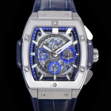 홍콩명품 [휴블렛] 남성용 스피릿 빅뱅 마스터피스 크로노그래프 Hub4700타입 45mm 가죽줄 스켈래톤다이얼 hub1212  