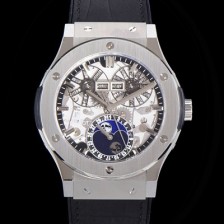 홍콩명품 [휴블렛] 남성용 클래식퓨전 오토매틱 Hub1131타입 문페이즈 42mm 러버우레탄줄 스켈래톤다이얼  hub1315  