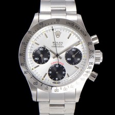 홍콩명품 [로렉스] 남성용 1965년 모델 클래식  코스모그래프 데이토나  Ref.6239 수동감기/기계식 37mm 스크류 다운 푸셔 메탈줄 화이트다이얼 rol5319  