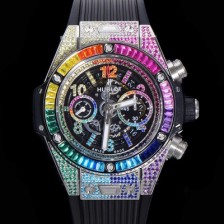 홍콩명품 [휴블렛] 남성용 빅뱅 유니코  45mm 오토매틱 HUB1280 타입 다이아몬드 풀케이스 러버줄 스켈래톤 다이얼  hub2123  