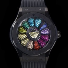 홍콩명품 [휴블렛] 남성용 신형버전 클래식 퓨전 45mm 오토매틱 Hub1214 타입  우레타줄 PVD코팅케이스 무늬다이얼 hub1311  