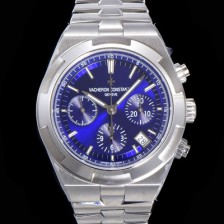 홍콩명품 [바쉐런콘스탄틴] 남성용 오버시즈 크로노그래프 42mm 오토매틱 5500S 메탈줄 블루다이얼 vac1121  