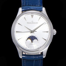 홍콩명품 [예거르꿀뜨르] 남성용 마스터 울트라 씬 문페이즈 39mm 오토매틱 866타입 가죽줄 화이트다이얼 jag3211  