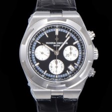 홍콩명품 [바쉐런콘스탄틴] 남성용 오버시즈 크로노그래프 42mm 오토매틱 5500S 가죽줄 블랙다이얼 vac1913  