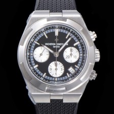 홍콩명품 [바쉐런콘스탄틴] 남성용 오버시즈 크로노그래프 42mm 오토매틱 5500S 러버우레탄줄 블랙다이얼 vac1215  