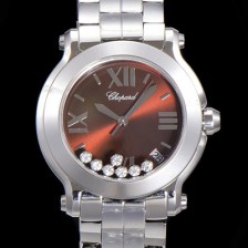 홍콩명품 [쇼파드] 여성용 해피 스포츠 다이아몬드 36mm 스위스 955.112 쿼츠 브라운다이얼 cho9122  