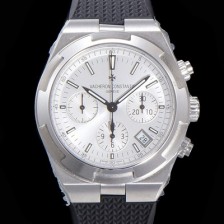 홍콩명품 [바쉐런콘스탄틴] 남성용 오버시즈 크로노그래프 42mm 오토매틱 5500S 러버우레탄줄 화이트다이얼 vac1951  