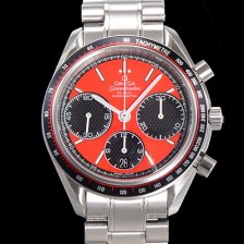 홍콩명품 [오메가] 남성용시계 뉴 레이싱 크로노 스프드마스터 레이싱 크로노그래프 오토매틱 ETA7750-2 타입 40mm 메탈줄시계 래드다이얼 omg8486  