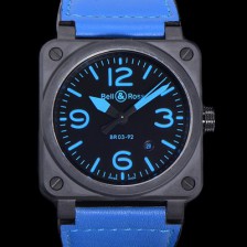 홍콩명품 [벨앤로즈] 남성용시계 BR03 오토매틱 미요타 9015타입 세라믹케이스 42mm 러버줄 블랙다이얼 bel2696  