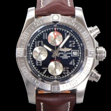 홍콩명품 [브라이틀링] 남성용 어벤져 크로노그래프 ETA 7750-2 타입 45mm 가죽줄 블랙다이얼 bre4029  
