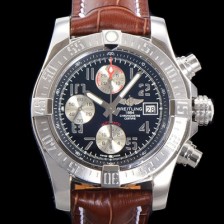 홍콩명품 [브라이틀링] 남성용 어벤져 크로노그래프 ETA 7750-2 타입 45mm 가죽줄 블랙다이얼 bre8946  