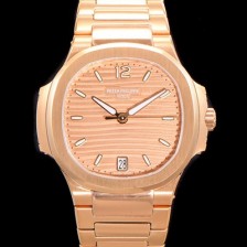 홍콩명품 [파텍필립] 여성용 노틸러스 7118/1R-010 레이디스 오토매틱 Cal.324 S C타입 35.2mm 18K로즈골드 골드다이얼 pat6420  