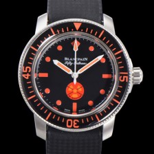 홍콩명품 [블랑팡] 남성용 1:1수제공정형 피프티패덤스 리미티드 에디션 오토매틱 ETA2836-2 타입 45mm 우레탄줄 세라믹 블랙다이얼 bla27842  