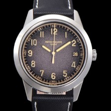 홍콩명품 [파택필립] 남성용 칼라트라바 Ref.5226G-001 오토매틱 Cal.26-330 S C 타입 40mm 가죽줄 틱스처드 그레이다이얼 pat28702  