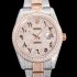 홍콩명품 [로렉스] 남성용 수제공정형 다이아 18K 로즈골드 튜닝 데이져스트 오토매틱 ETA 2824-2 41mm 보석다이얼 rol96226  