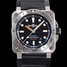 홍콩명품 [벨엔로즈] 남성용 BR03-92 다이버 스틸 오토매틱 ETA2836-2 타입 42mm 우레탄줄 블랙다이얼 bel84497  