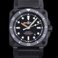 홍콩명품 [벨엔로즈] 남성용 BR03-92 다이버 오토매틱 ETA2836-2 타입 42mm 우레탄줄 블랙다이얼 bel92784  