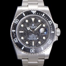 홍콩명품 [로렉스] 남성용 신형 케이스 업그레이드 러스털러스 스틸 재질 !  서브마리너 오토매틱 Cal.3135 40mm  카본 베젤 메탈줄 블랙다이얼 rol92464  