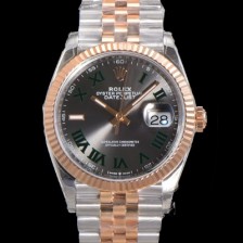 홍콩명품 [로렉스] 남성용 904L스틸!! 2023신형 데이져스트 36mm II m126231 !! 로즈골드 그레이 다이얼 브레이슬릿 신형 Cal.3235 오토매틱 무브먼트 ROL19327  