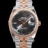 홍콩명품 [로렉스] 남성용 904L스틸!! 2023신형 데이져스트 36mm II m126231 !! 로즈골드 그레이 다이얼 브레이슬릿 신형 Cal.3235 오토매틱 무브먼트 ROL19327  