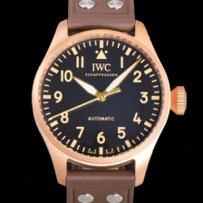 홍콩명품 [아이더블유씨] 남성용 빅 파일럿 워치 IW329703 브론즈 스핏파이어 43mm 오토매틱 9015 타입 러버스트랩 블랙다이얼 iwc39266  